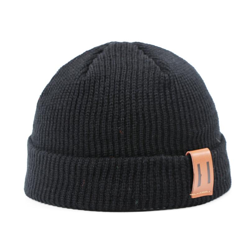 1 Pc Fashion Winter Knitted Beanie Hats for Men and Women Unisex Beanie Hat Hip Hop Cuffed Short Hat Warm Ribbed Bucket Hat, Multiple Colors to Choose