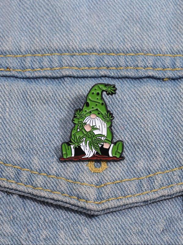 Cartoon Gnome Brooch, Cute Clothes Badge, Suitable for Men and Women for Daily Clothing Decor,  Enamel Pin Suitable for Backpacks, Jeans, Scarves, Hats Decoration