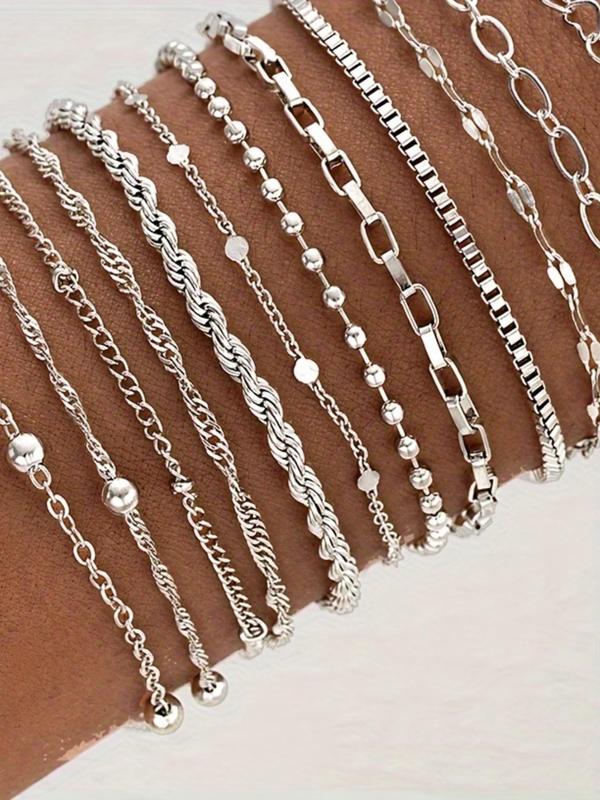 Women's Elegant Minimalist Chain Bracelets, Trendy Exquisite Bracelet, Chic All-match Vintage Jewelry As Gift for Girlfriend