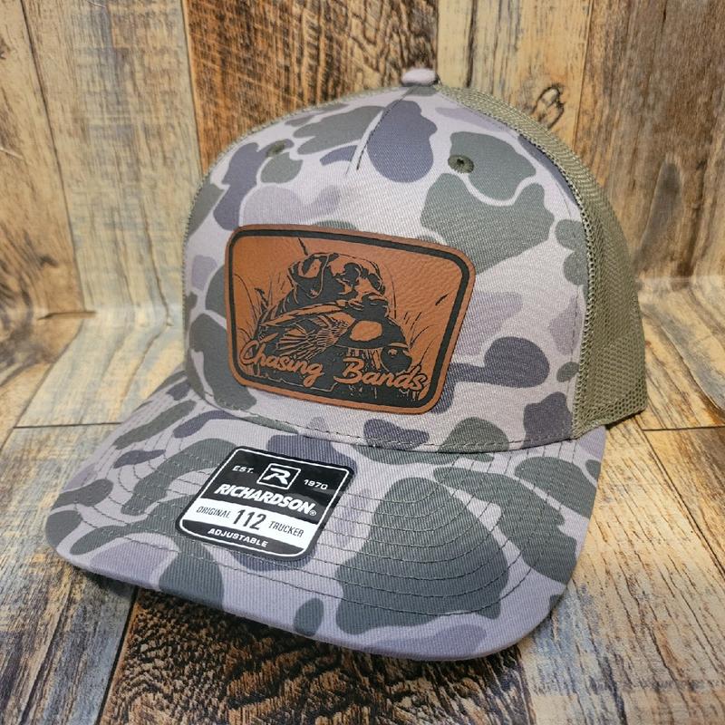 Chasing Bands duck hunting hat lab