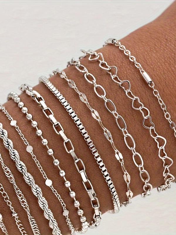 Women's Elegant Minimalist Chain Bracelets, Trendy Exquisite Bracelet, Chic All-match Vintage Jewelry As Gift for Girlfriend