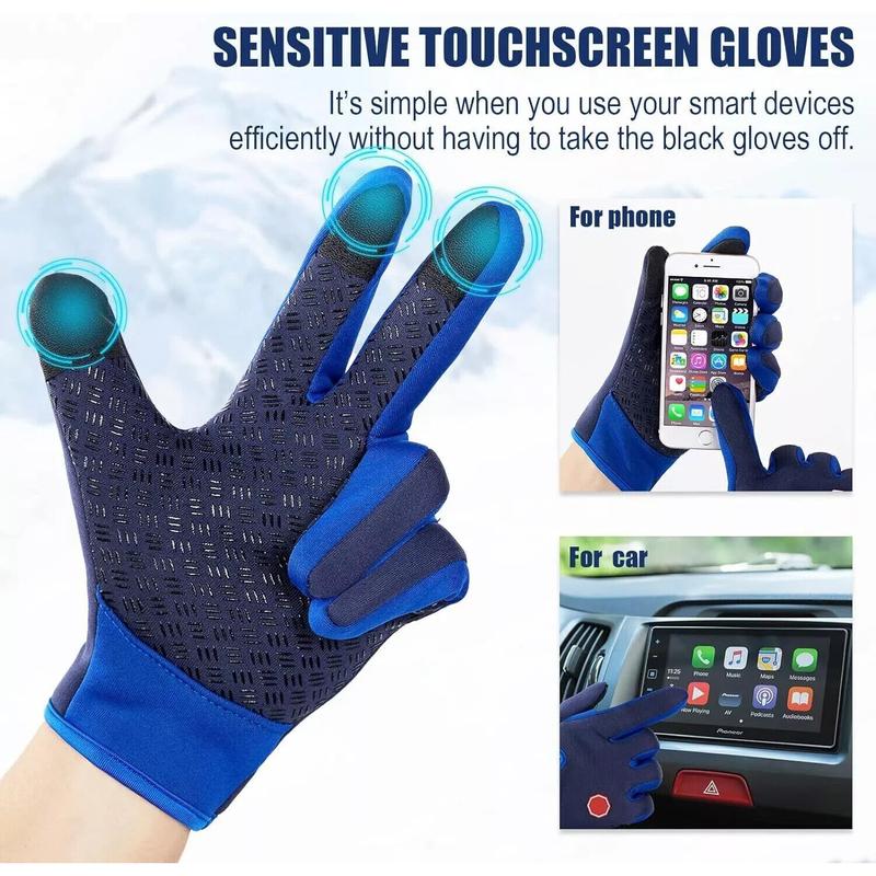 Winter Gloves Thermal Windproof Waterproof Touch Screen Warm Mittens Men Women Does not apply