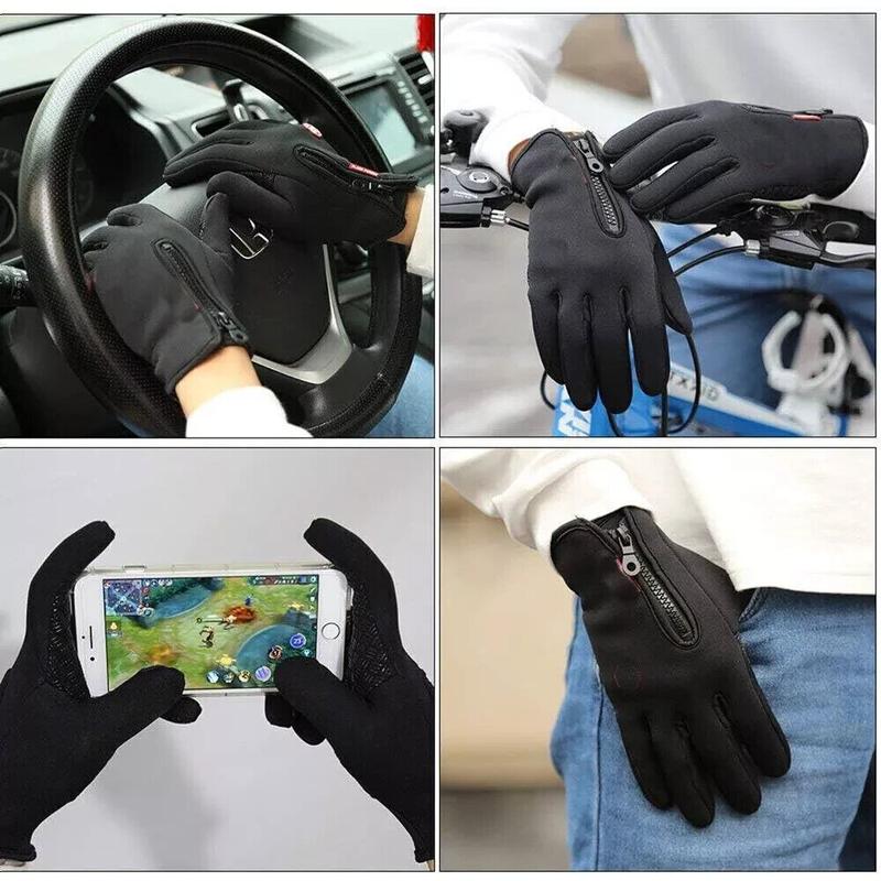 Winter Gloves Thermal Windproof Waterproof Touch Screen Warm Mittens Men Women Does not apply