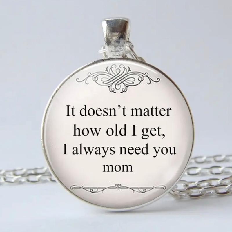 I Need You Mom Keychain Charm