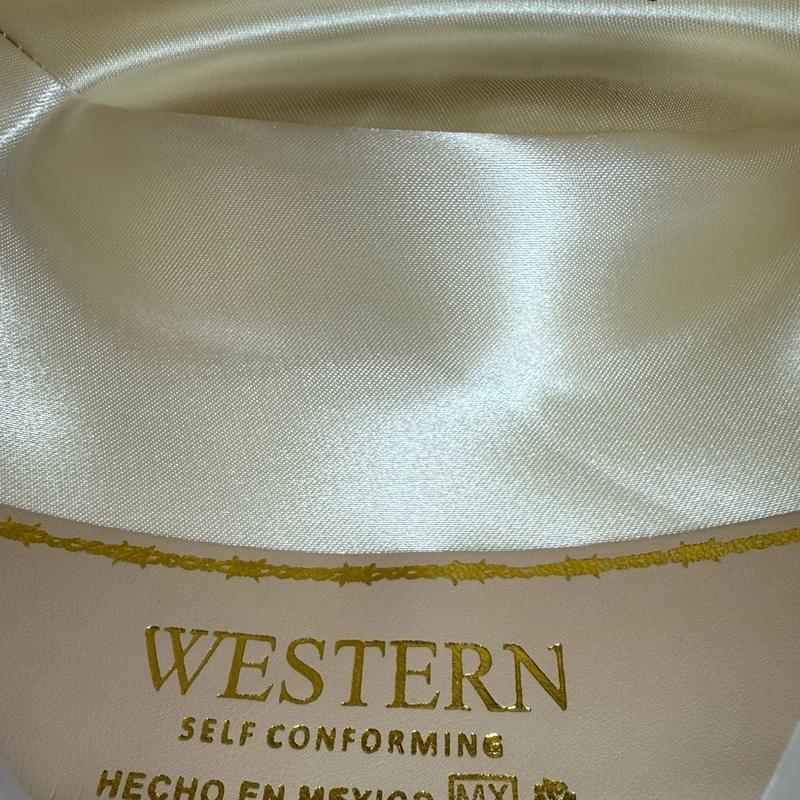 Western Self Comforming Cowboy Hat Sombrero 100X Estilo Fanstasma con plumita