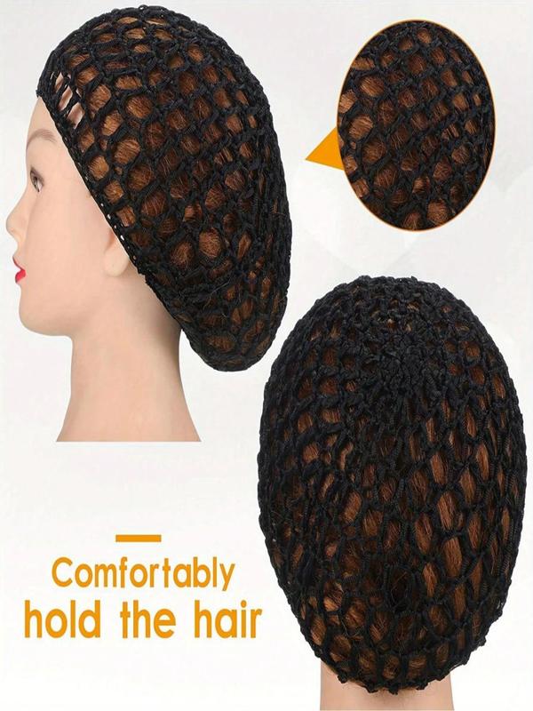 2024 New Style Hollow Out Design Hair Net, Sweet Style Hair Accessories for Women & Girls, Fashion Hair Accessories with Adjustable Strap for Daily Wear