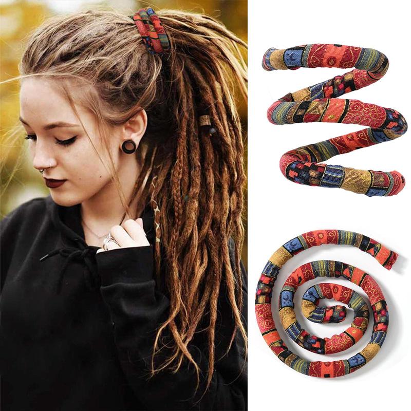 Spiral Hair Tie, 3 Counts set Heatless Hair Tie, Hair Styling Tool for Women & Men, Durable Fabric, with Strong Wire, Boho Style Accessories