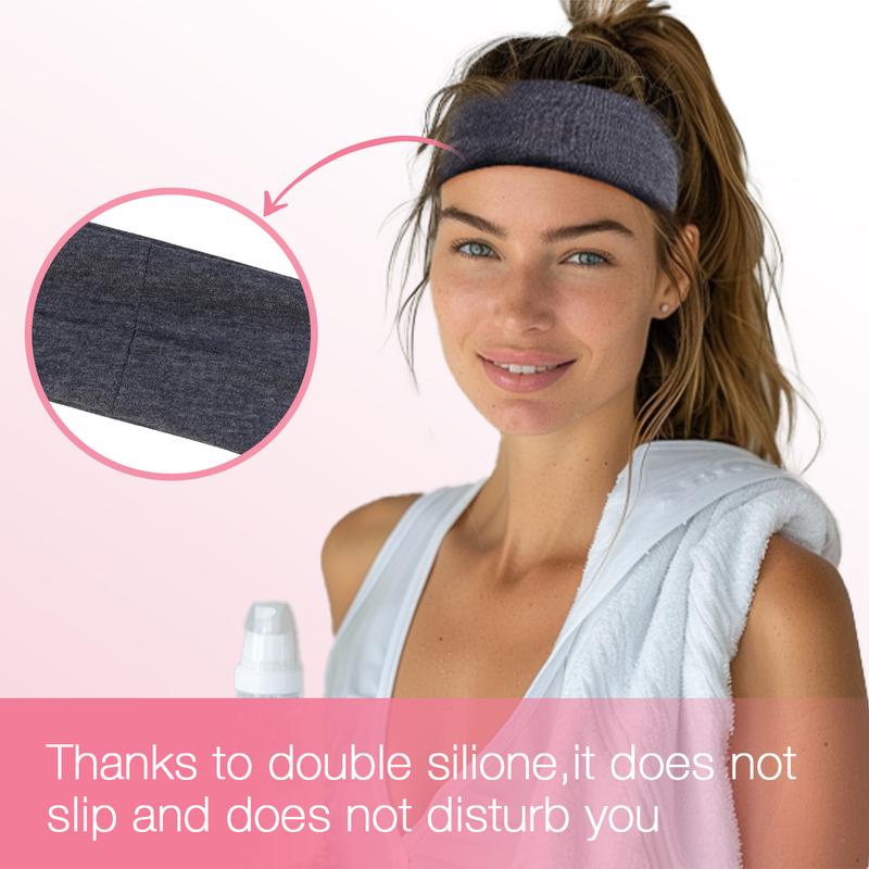 GOOGOO Sport Headbands for Women Men Non Slip Headband Workout Headbands Sweatbands Elastic for Yoga  Gym Running Sports Travel Daily Style