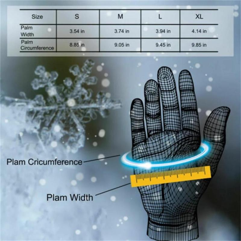 [Tiktop Best seller] Thermal Windproof Waterproof Winter Gloves Touch Screen Warm Mittens Men Women