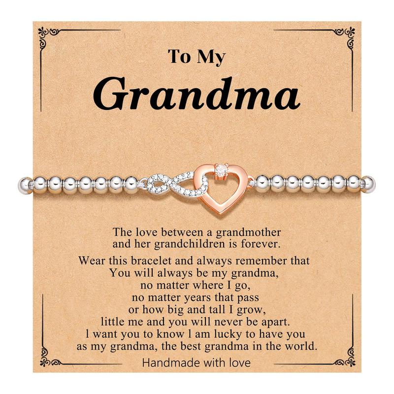 Grandma Gifts, Mother Daughter Gifts, Valentine's Day Mother's Day Christmas Gifts for Grandma Granddaughter Mom Daughter Bracelet