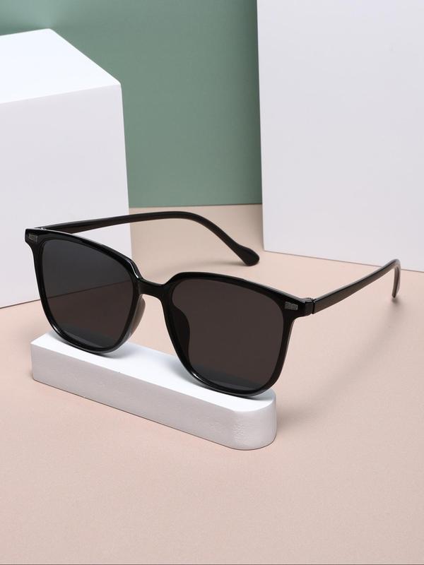 Square Frame Design Sunglasses, Simple Style Sunglasses for Women and Men, Fashion Sunglasses for Outdoor Sports or Daily Use, Travel Accessories