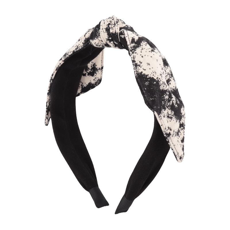 Women's Bow Tie Dye Accent Fashion Headband for Hair Accessory