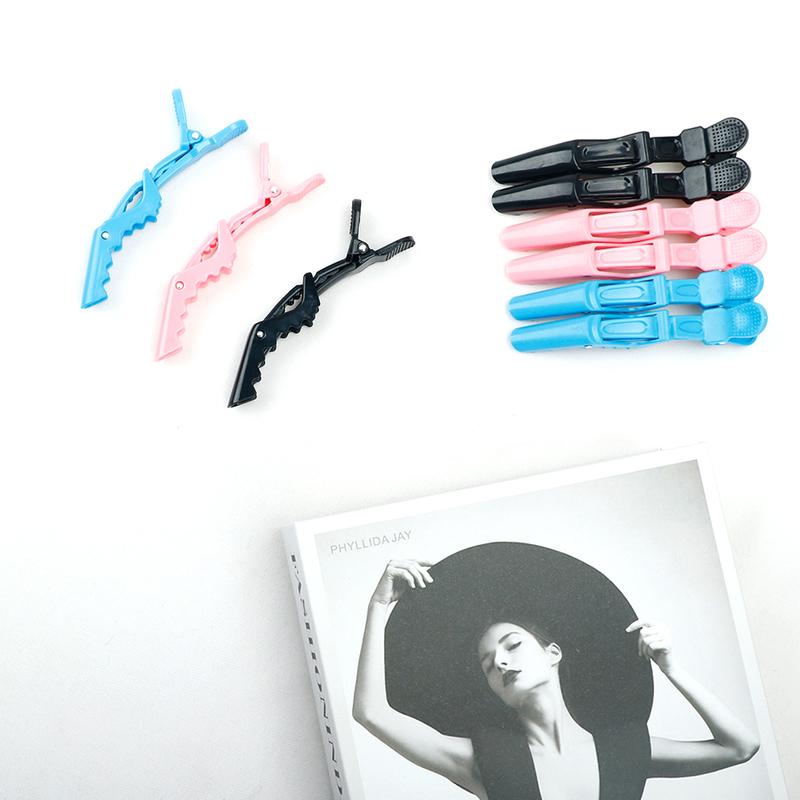 Wig Clip Non Slip(Random Color) Alligator HairClips Hot Dye Clip Hairdressing