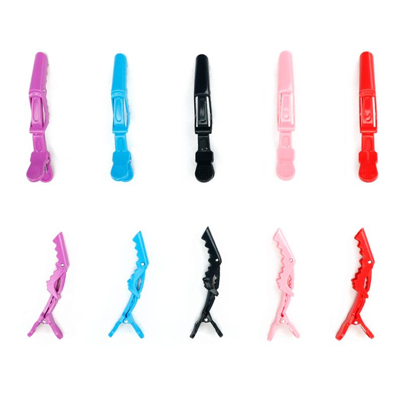 Wig Clip Non Slip(Random Color) Alligator HairClips Hot Dye Clip Hairdressing