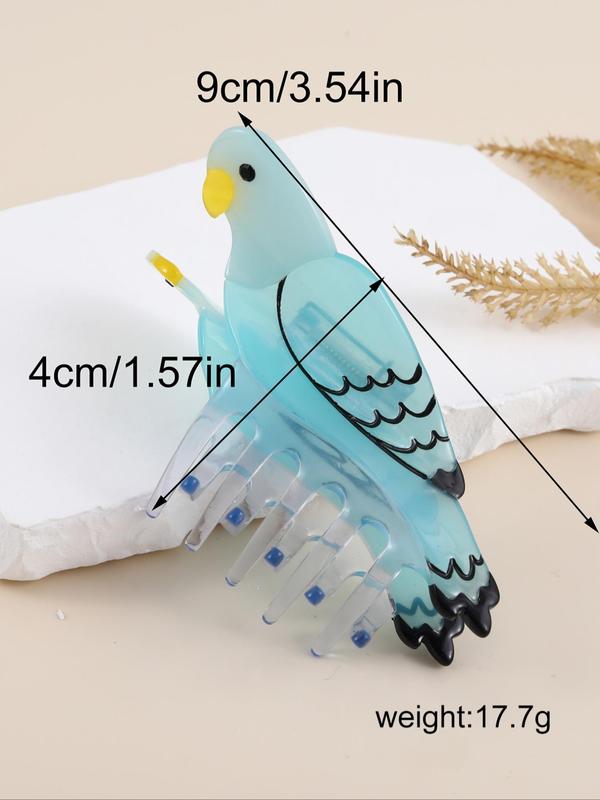 Cute Cartoon Parrot Design Hair Claw Clip for Women, Fashion All-match Hair Accessories for Women & Girls, Nonslip Hair Claws