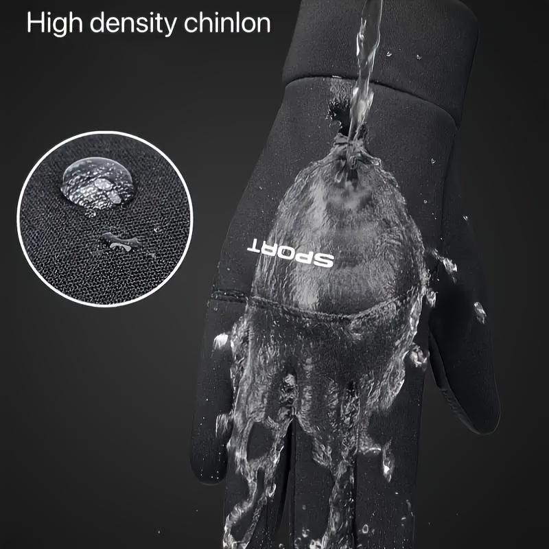 Winter Outdoor Insulated Gloves For Sports, Cycling, Skiing, And Touchscreen Waterproof Gloves For Men - Keep Hands Warm