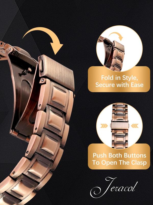 Men's Sporty Magnetic Matching Bracelet, Unique Folding Clasp Wristband Brazaletes with Adjustment Tool, Fashion Accessories for Clothing Decor, for Gift