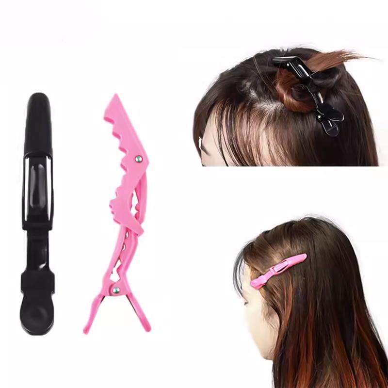 1 Count Solid Color Alligator Hair Clips Hot Dye Clip Hairdressing Hair Pins Multi Prupose Wig Clip Non Slip Hairpin Heatless Styling Tool For Women