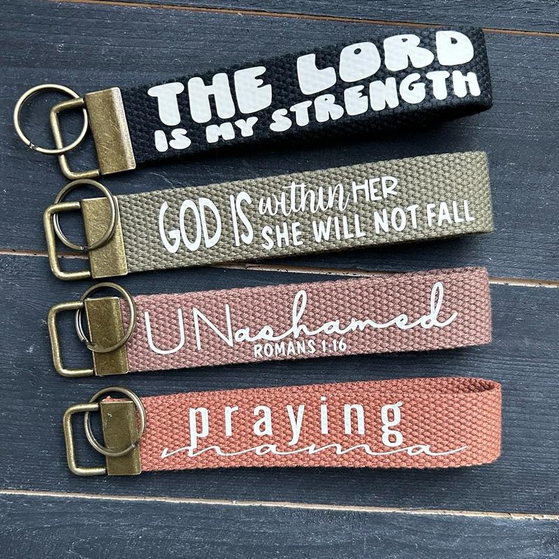 Christian Keychain Wristlet  - Fall Collection