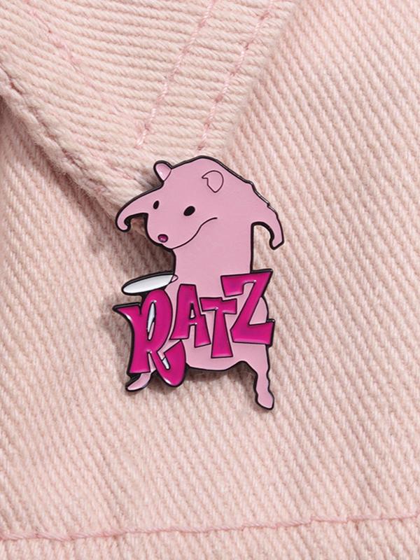 Fashionable Creative Cartoon Animal Design Brooch, Cute Rat Design Brooch, Fashion Clothes Accessories for Women & Men