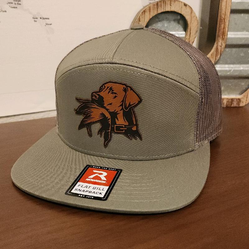 Bird Dog 2.0 Flat Bill Trucker Snap Back Richardson Hat trucker hat