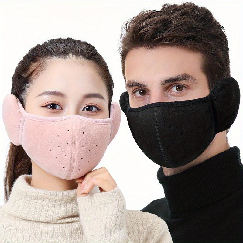 Bohemian Style Thickened Warm Face Mask with Ear Protection-Breathable, Reusable, Windproof, Suitable for Autumn and Winter Riding