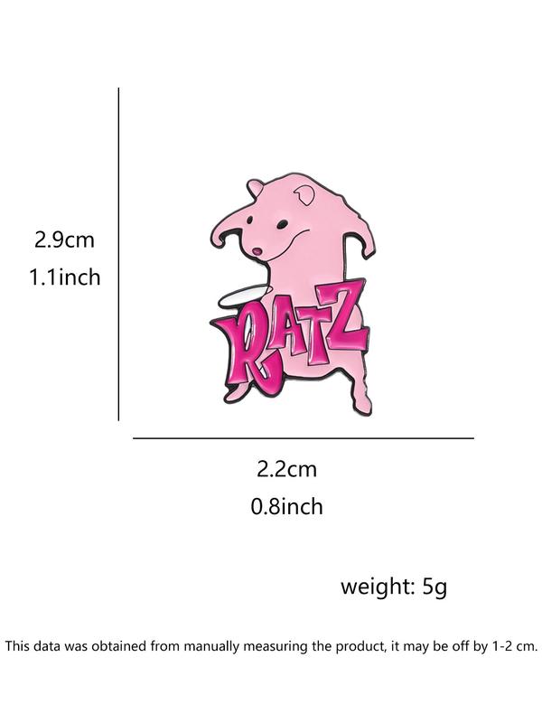 Fashionable Creative Cartoon Animal Design Brooch, Cute Rat Design Brooch, Fashion Clothes Accessories for Women & Men