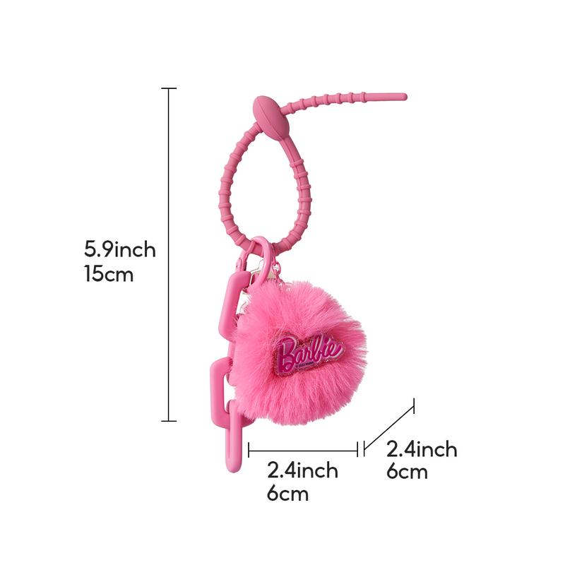 Barbie Plush Accessories For Women Girl Cute Luggage Pendant School Bag Pendant Keychain Beautiful Birthday Gift Daylight Shiny Series