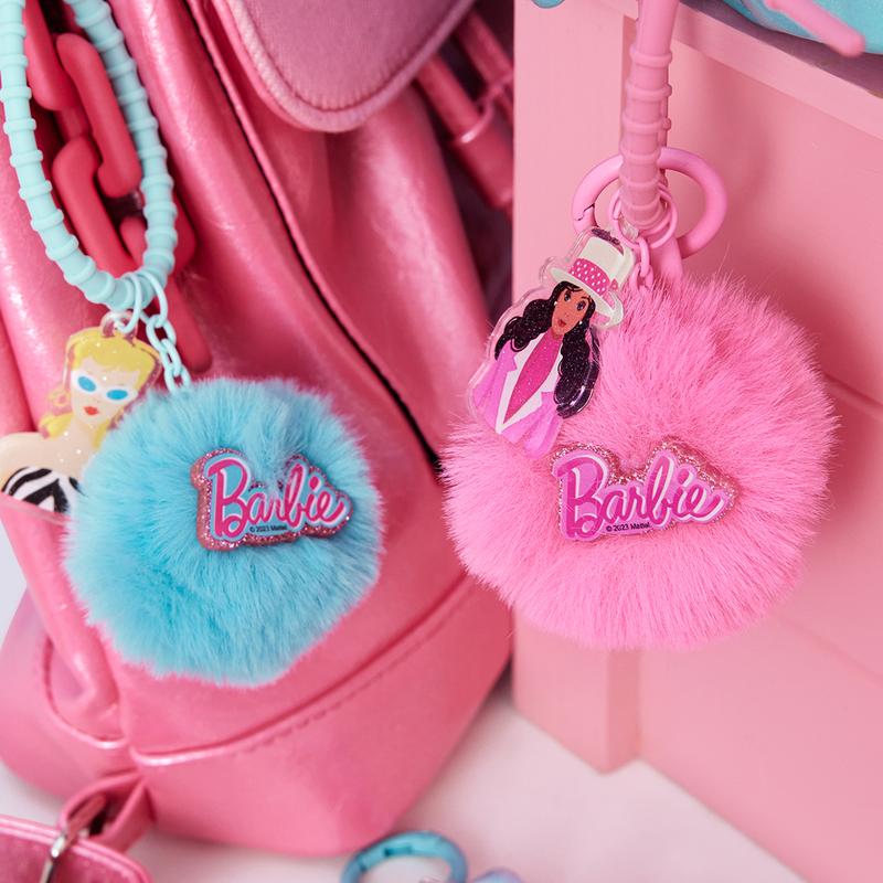 Barbie Plush Accessories For Women Girl Cute Luggage Pendant School Bag Pendant Keychain Beautiful Birthday Gift Daylight Shiny Series