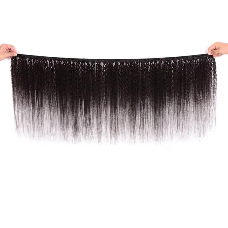 Nadula Wholesale Best Yaki Straight Hair Weave 3 Bundles Virgin Human Hair Extensions Cheap Remy Hair