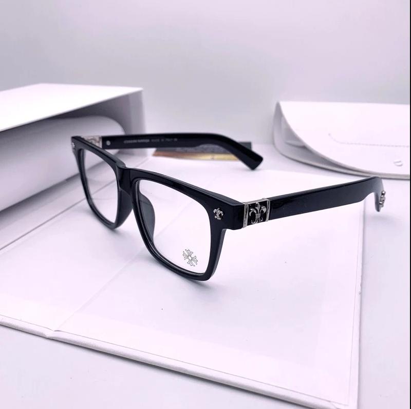 Chr0me He@rt Unisex Glasses with Eyeglass Case and Microfibre Cleaning Cloth