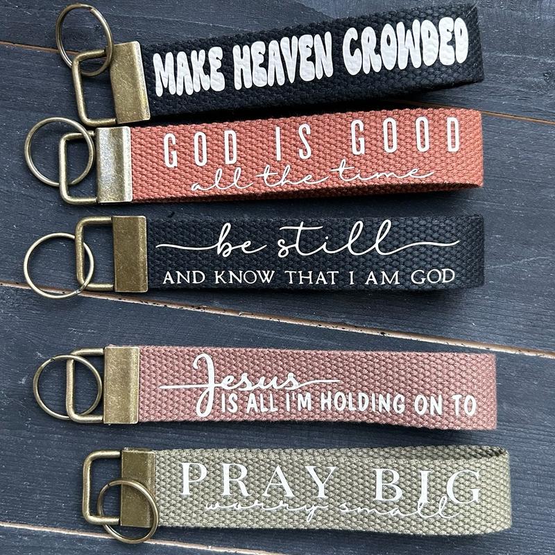 Christian Keychain Wristlet  - Fall Collection