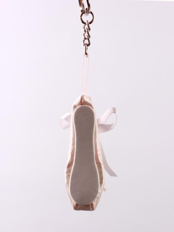 Cute Ballet Shoe Design Keychain, Fashionable Keychain for Women & Girls, Trendy All-match & Exquisite Keychain for Birthday Gift