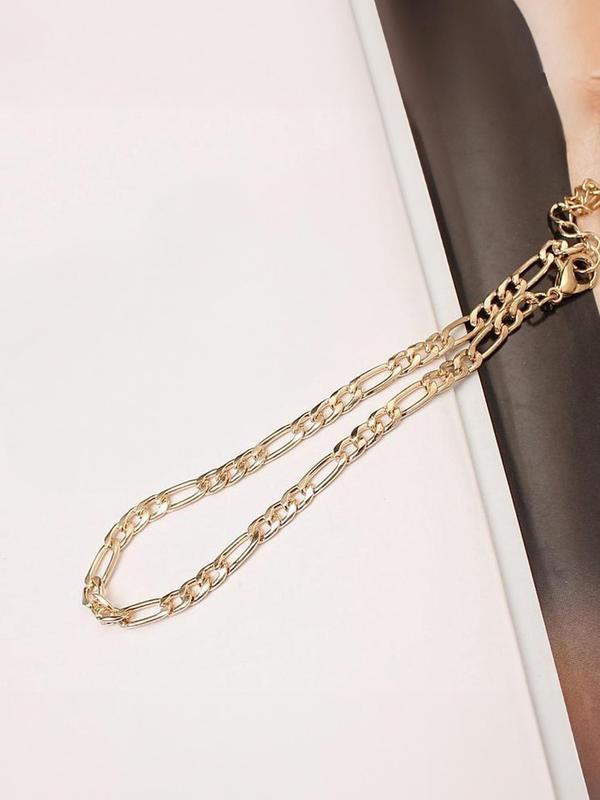 Women's Elegant Chain Anklet, 2024 Summer Fashionable Adjustable Strap Anklet for Women & Girls, Trendy Exquisite Foot Jewelry for Gift for Party, Fashion Accessories