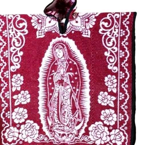 Gabán mexicano, gabán de la Virgen de Guadalupe, poncho mexicano, poncho de la Virgen de Guadalupe, sarape de la Virgen de Guadalupe, sarape