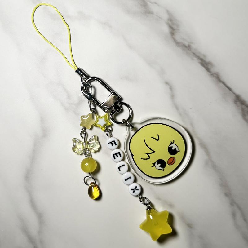 STAY SKZ Acrylic Beaded Bias Keychain Phone Charm