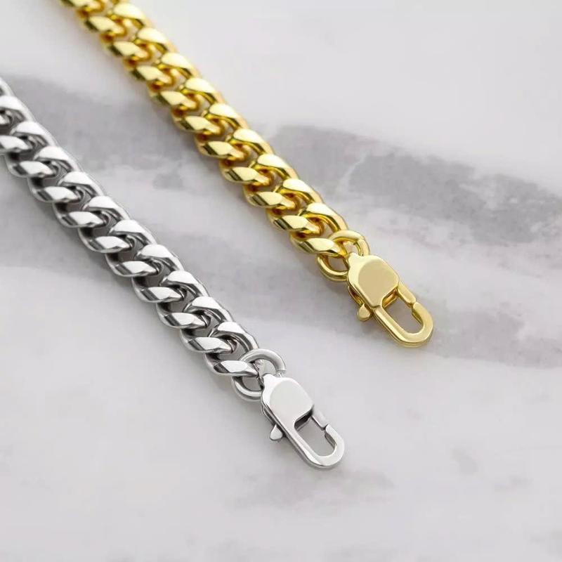 Boyfriend Cuban Chain Necklace, Promise Necklace For Boyfriend, Boyfriend Necklace, Valentines Day, anniversary gift for boyfriend, husband necklace