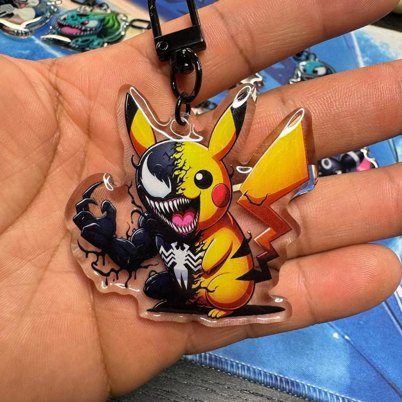 Symbiote Poke Keychains