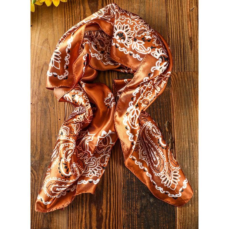 Kate's Brown Bandana - Fashion Clothes Accessory Scarf & Shawl