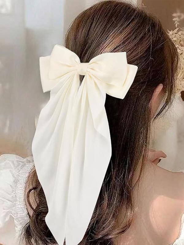 Women's Elegant Bowknot Design Hair Clips, Cute Trendy Hair Clips, Fashionable Hair Accessories for Women & Girls