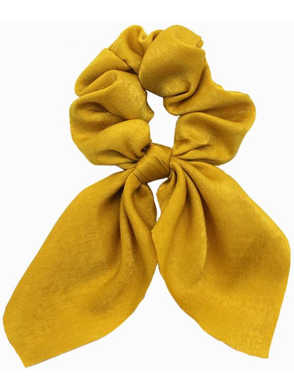 Solid Color Scrunchies, High Stretch Hair Tie, Casual Simple Hair Accessories for Women & Girls, Minimalist Headwear Suitable for Thick Hair