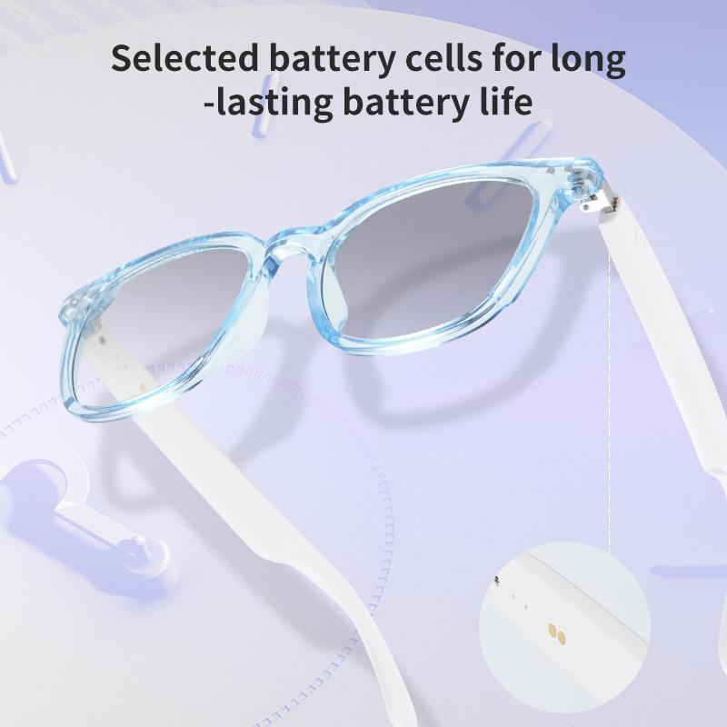 Color-changing waterproof smart glasses with Bluetooth Playback, One Touch Photo Touch Function, Smart Color Changing Technology Glasses Christmas gift Wireless Voice