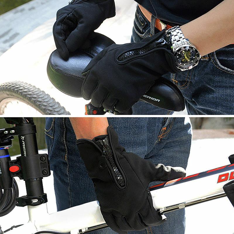 Men Women Winter Warm Windproof Waterproof Thermal Gloves Touch Screen Mittens