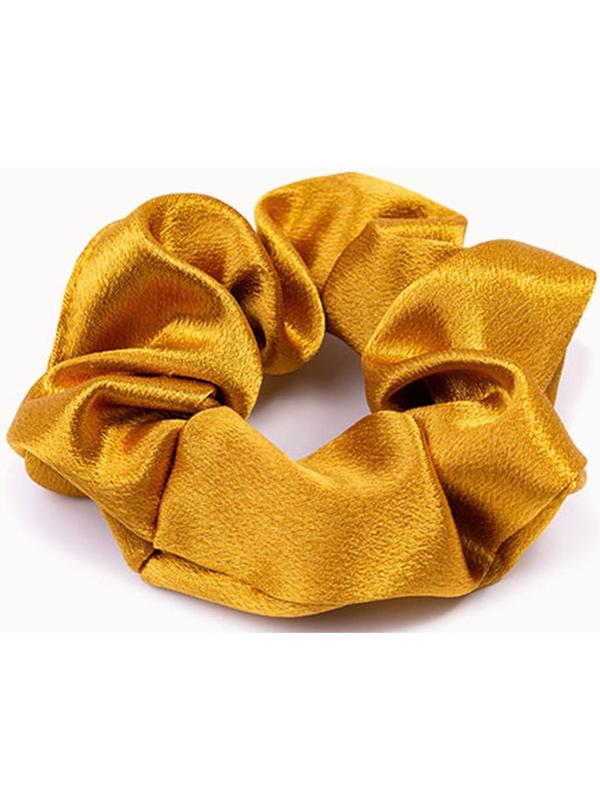 Solid Color Scrunchies, High Stretch Hair Tie, Casual Simple Hair Accessories for Women & Girls, Minimalist Headwear Suitable for Thick Hair