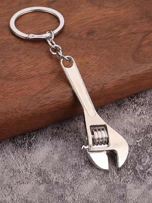 Portable Mini Wrench Design Keychain, Adjustable Universal Tool Design Keychain, Creative Cute Keychain for Car, Bike, and Motorcycle Repair