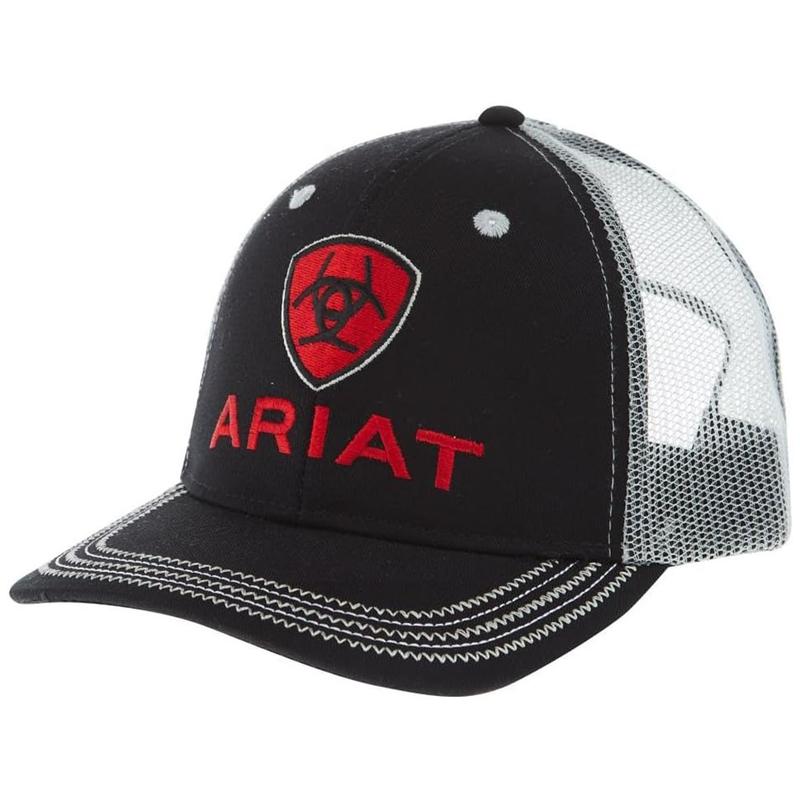 Stylish Black A.R.I.A.T Baseball Cap Collection, Men's Flexfit 110 Mesh Cap: Stay Cool, Look Sharp