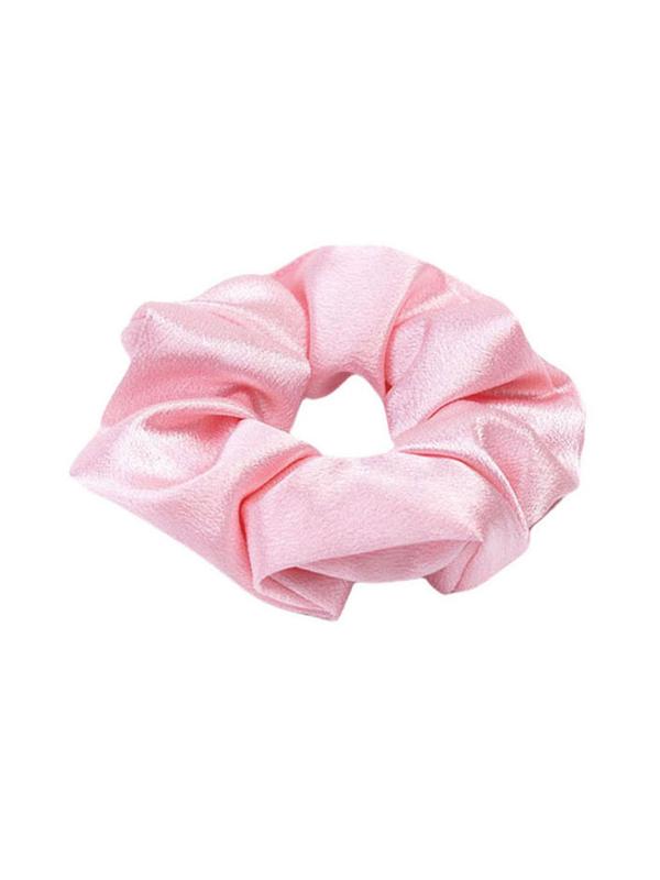 Solid Color Scrunchies, High Stretch Hair Tie, Casual Simple Hair Accessories for Women & Girls, Minimalist Headwear Suitable for Thick Hair