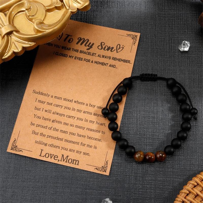 Son Gifts from Mom, Son Gifts, Gifts for Son from Mom, To My Son Bracelet, Gift for Son, Son Bracelet，To My Son Bracelet from Mom, Son Bracelet from Mom, Gifts for Son