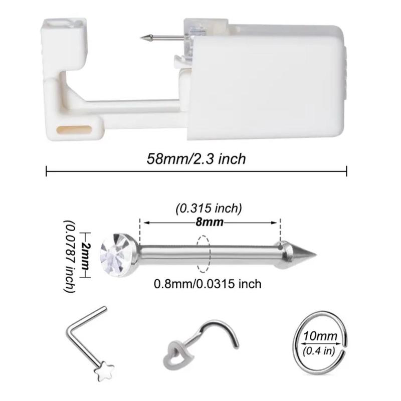 Self Nose Piercing Kit With Stud