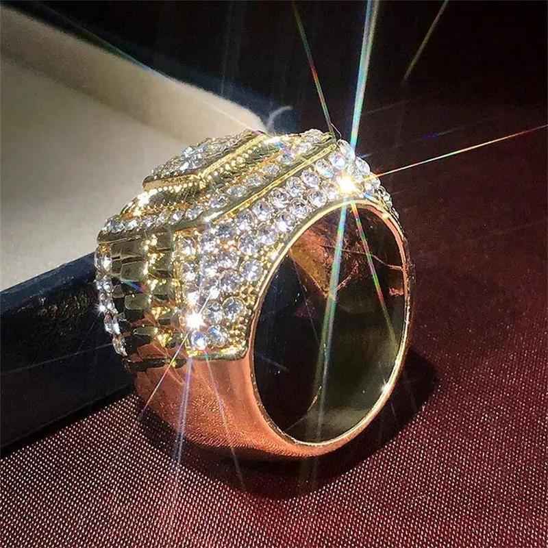 Elegant fashion ring for men daily wear, engagement ring, wedding party, party gift